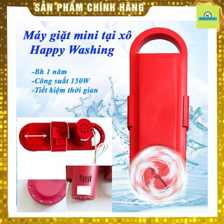 Máy giặt mini tại xô Happy Washing HW-150W giặt 3kg đồ cho bé giặt quần áo trắng đồ lót và cho sinh viên ở trọ