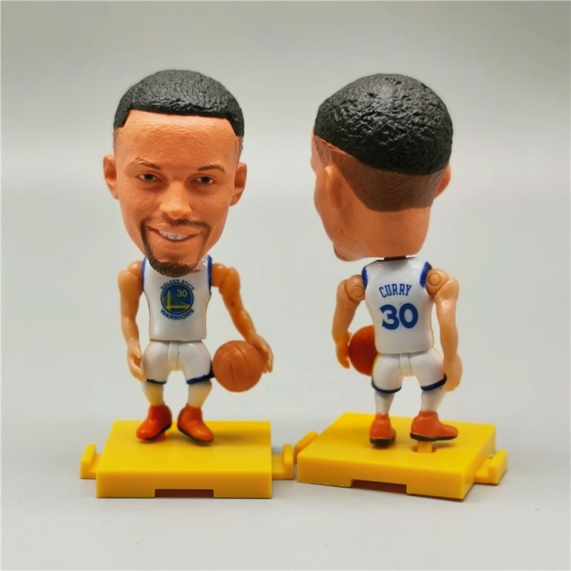 Búp Bê Cầu Thủ Bóng Rổ NBA Warriors 30# Bộ Mô Hình Nhân Vật Curry