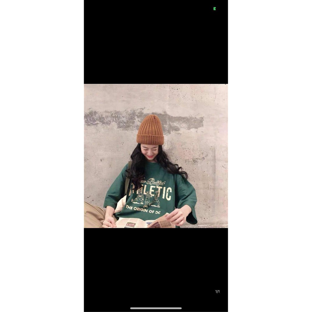 [QUÀ TẶNG LÀ 1C KHAU TRANG NHÉ] Áo phông tay lỡ form rộng nữ nam họa tiết athletic chất thu | BigBuy360 - bigbuy360.vn