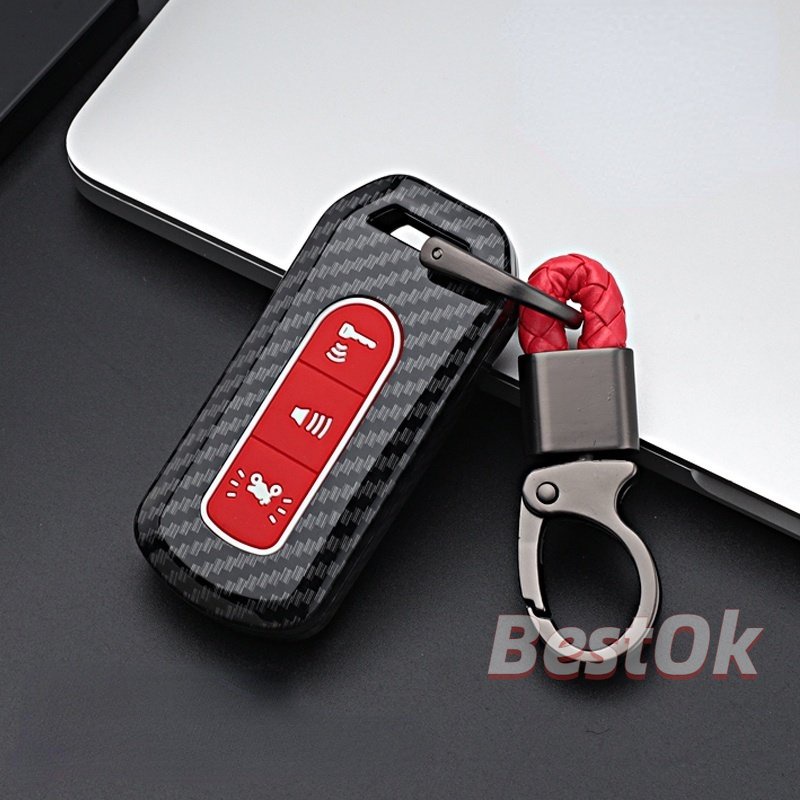 Bao da chìa khoá xe SH, SH Mode, PCX, Cub, Adv / Bọc Chìa Khoá smakey 3 nút xe sh 2017-2020,sh mode(ốp carbon)    Honda PCX ADV 150 Sh 125 ADV 150 PCX 150