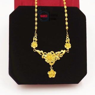 Dây chuyền hoa mai v564 dây liền mặt hàng cao cấp namoo jewelry