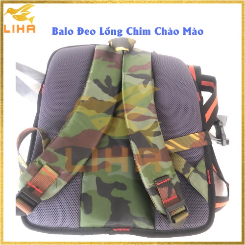 [Mã PET50K giảm Giảm 10% - Tối đa 50K đơn từ 250K] Balo Đeo Lồng Chim - Phụ Kiện Cho Chim Cao Cấp