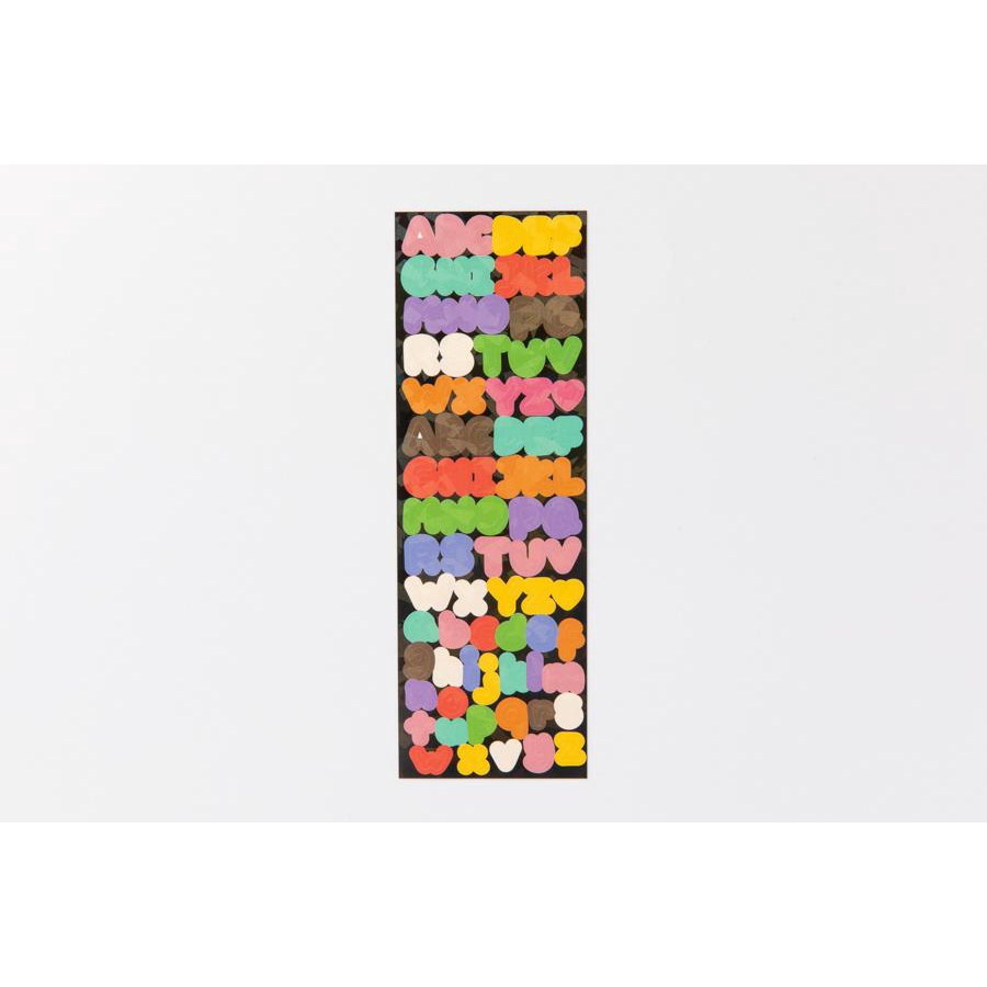 Set 2 Tấm Sticker Hologram ARTBOX Hàn Quốc Chữ Cái Vivid Với Nhiều Màu Sắc Nổi Bật