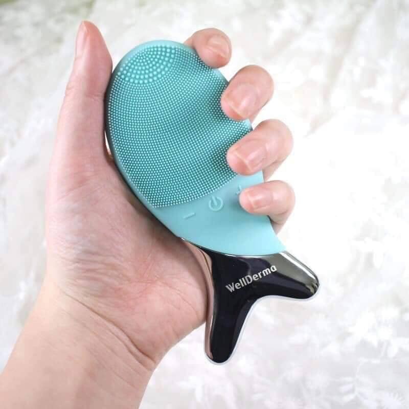 Máy rửa mặt Wellderma Cleansing Fish HÀN QUỐC (máy Hàn, không đổi trả)