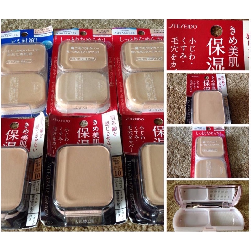 Lõi phấn shiseido + vỏ