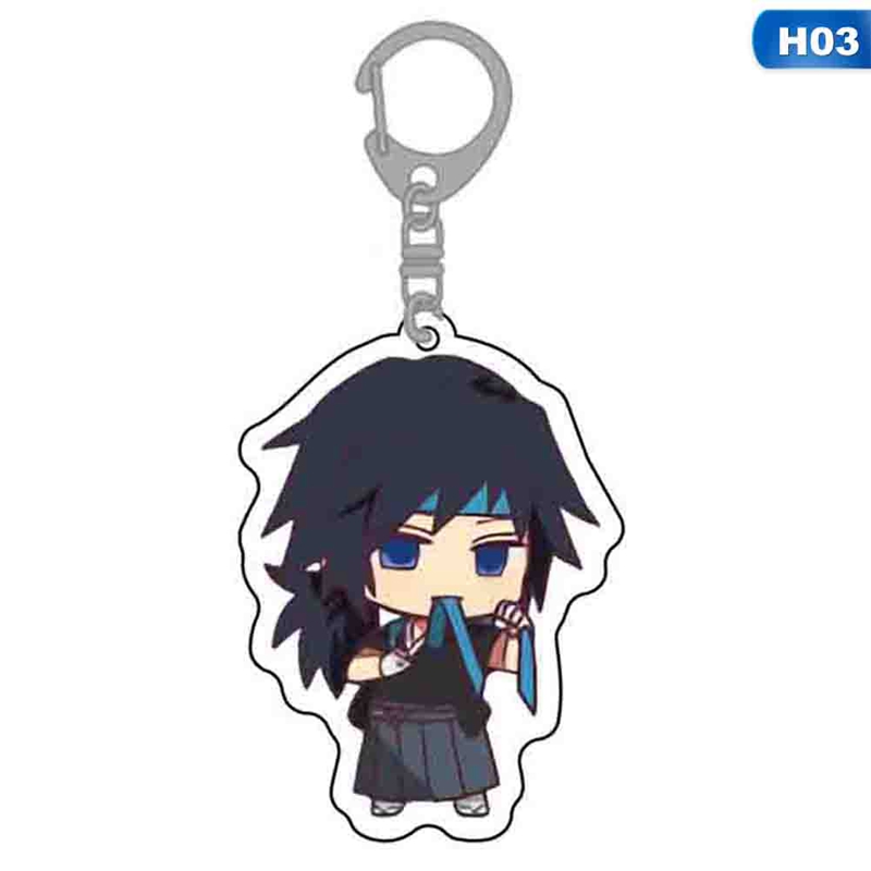 YGT Demon Slayer:Kimetsu no Yaiba Acrylic Keychain Fashion Keyring Cosplay Anime Pendant