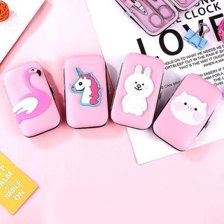 BỘ BẤM MÓNG HEO HỒNG CUTE