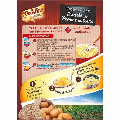 Khoai tây nghiền ăn liền Mousline Maggi 520g