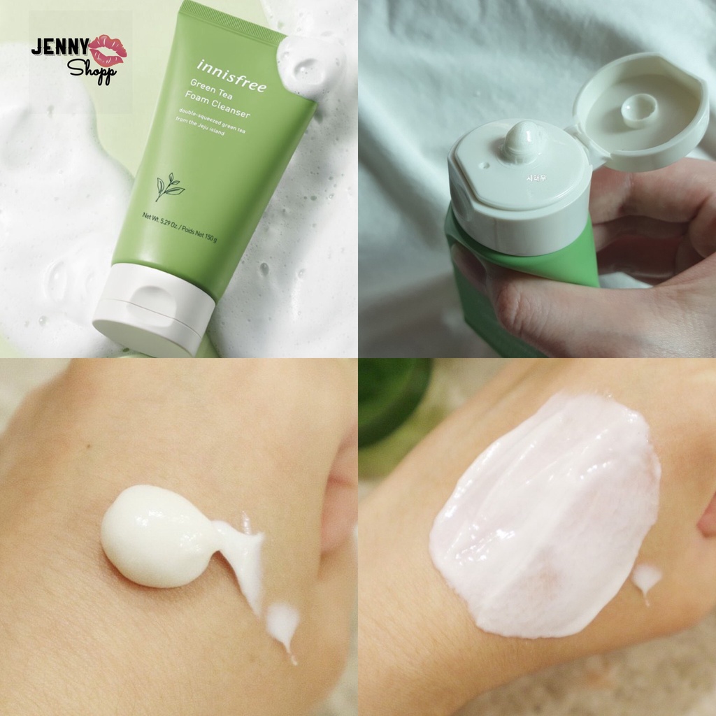 Sữa Rửa Mặt Trà Xanh Innisfree Green Tea Foam Cleanser