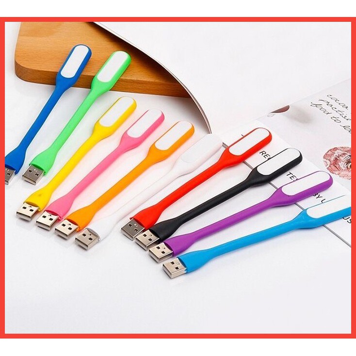 Đèn led dẻo mini cắm cổng usb siêu sáng nhiều màu, đèn usb led uốn cong cắm laptop, sạc, pin dự phòng đọc sách làm việc