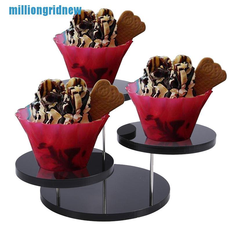 Giá đỡ trưng bày bánh cupcake bằng nhựa acrylic đa năng nhiều kiểu tùy chọn