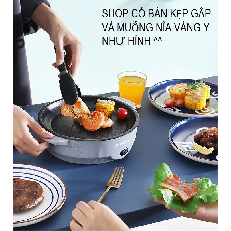 Chảo Nướng Chống Dính Cắm Điện Cho Bữa Ăn Xào, Nướng, Cùng Gia Đình, Bạn Bè, Chế Biến Tươi Ngon, Nóng, Giòn Tại Chỗ