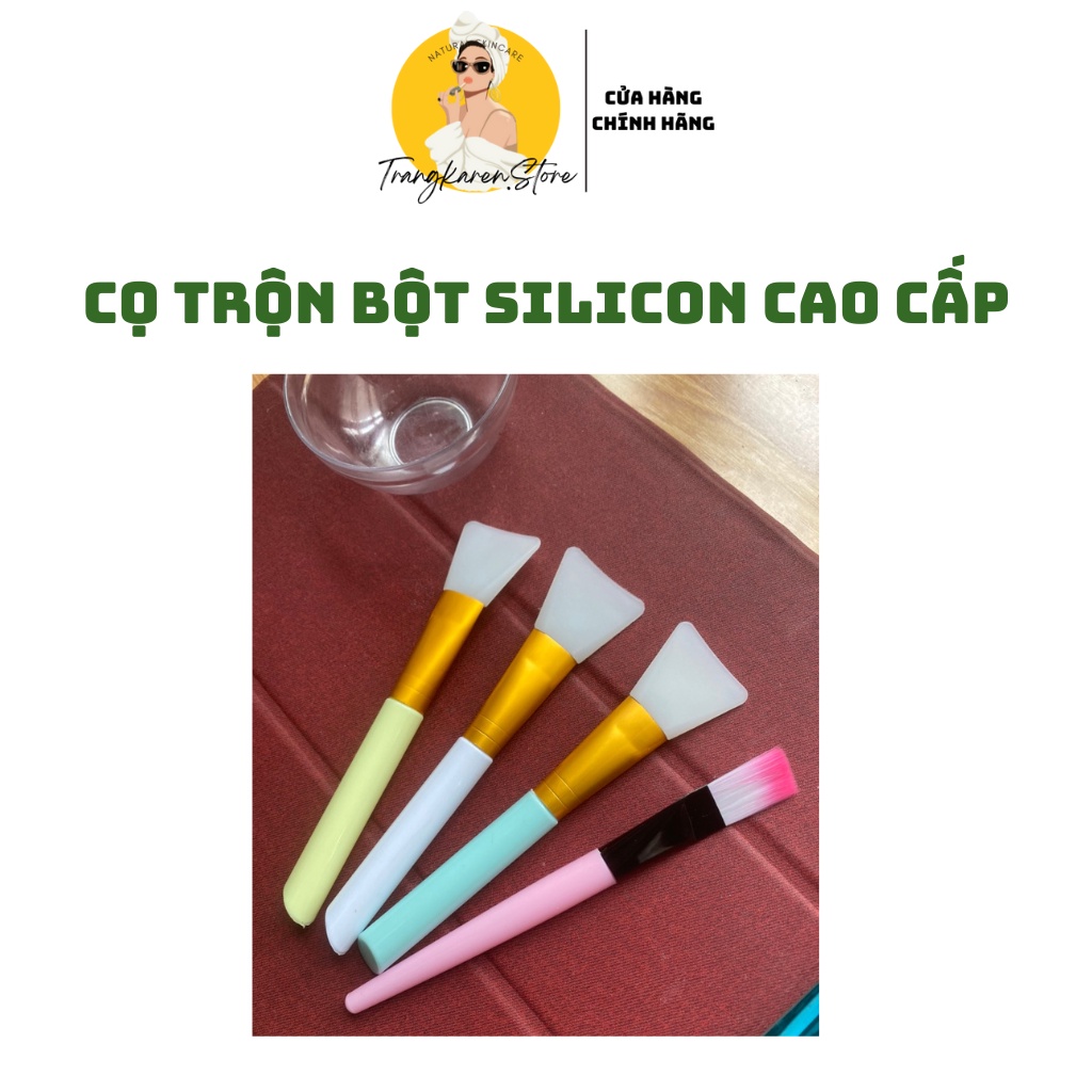 Combo 2 Cọ quét mặt nạ silicon cọ đắp mặt nạ bột