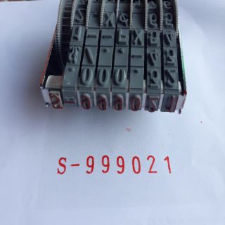 Mộc số tự xoay, số cao 9mm,