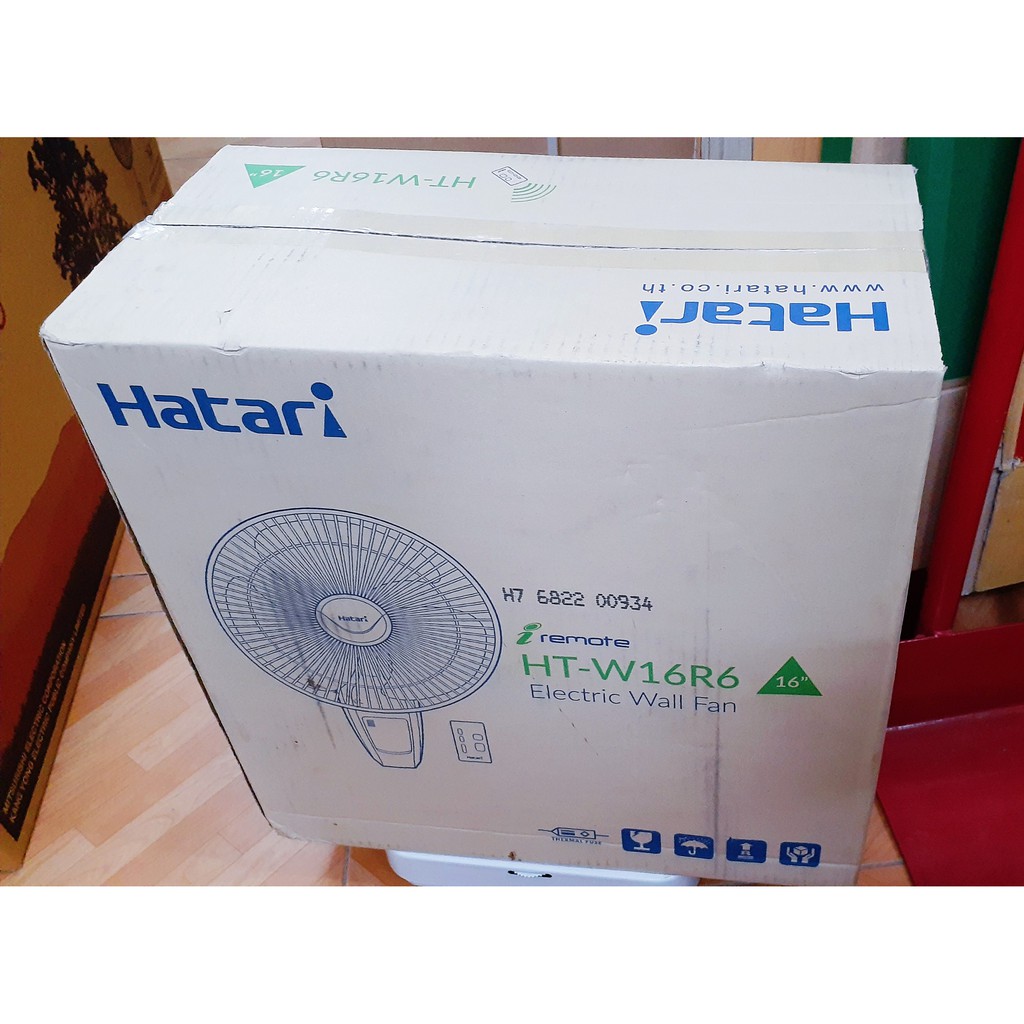 Quạt treo tường Hatari - HT-W16R, khiển xa, cánh 400, quạt điện cao cấp Thái Lan