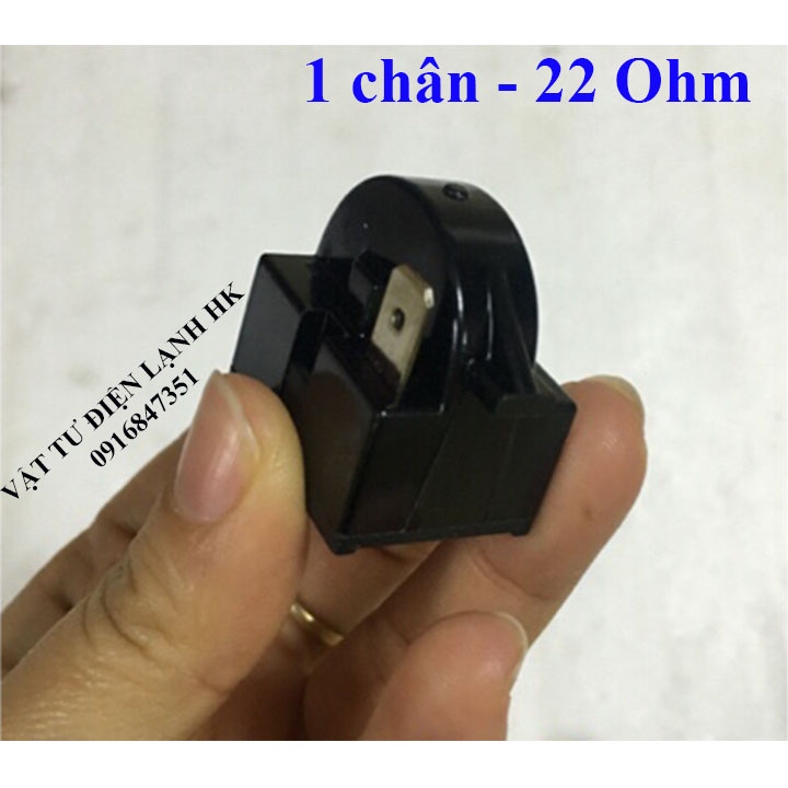 Rơ le khởi động Block 22 ôm 1 2 3 4 chân (chọn đúng loại khi đặt hàng) - Relay bán dẫn ohm máy nén - Tụ đề