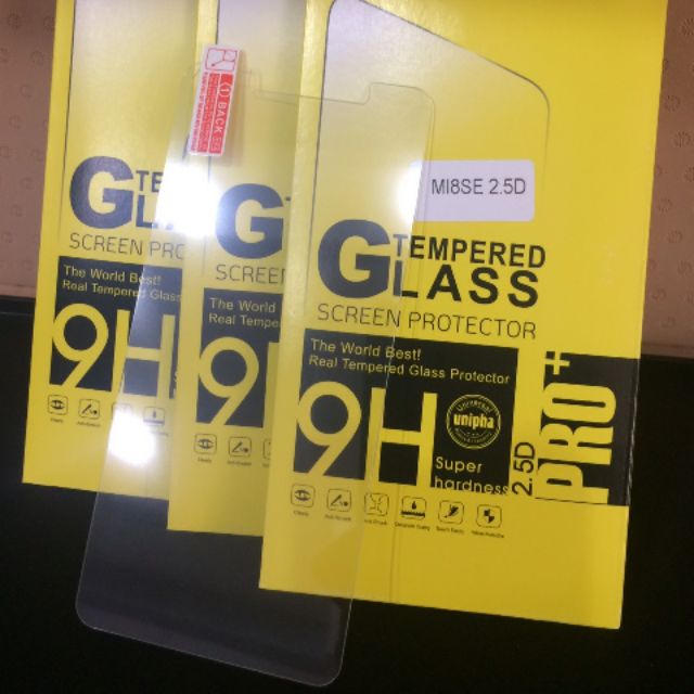 Bộ 3 kính cường lực cao cấp cho Xiaomi Mi8SE