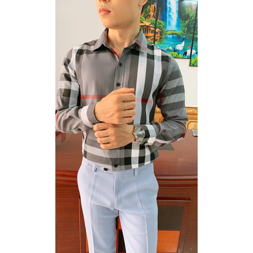 Áo sơ mi nam caro CAO CẤP (ẢNH THẬT) #8