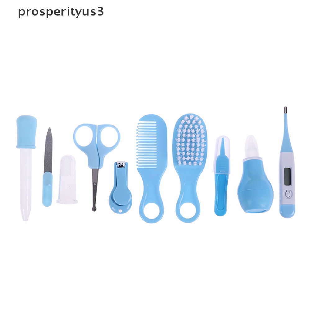 [prosperityus3] 10Pcs Baby Nail Care Comb Scissors Clipper Cutter File Manicure Kit Gift Set<br> [new]