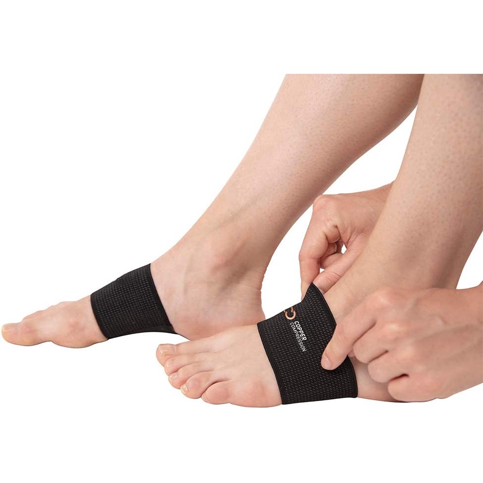 Hỗ trợ vòm đồng - 2 niềng răng / tay áo viêm cân gan chân. Chăm sóc bàn chân, Gót chân Spurs, Giảm đau bàn chân, Vòm phẳng &Fallen, Vòm cao, Bàn chân phẳng