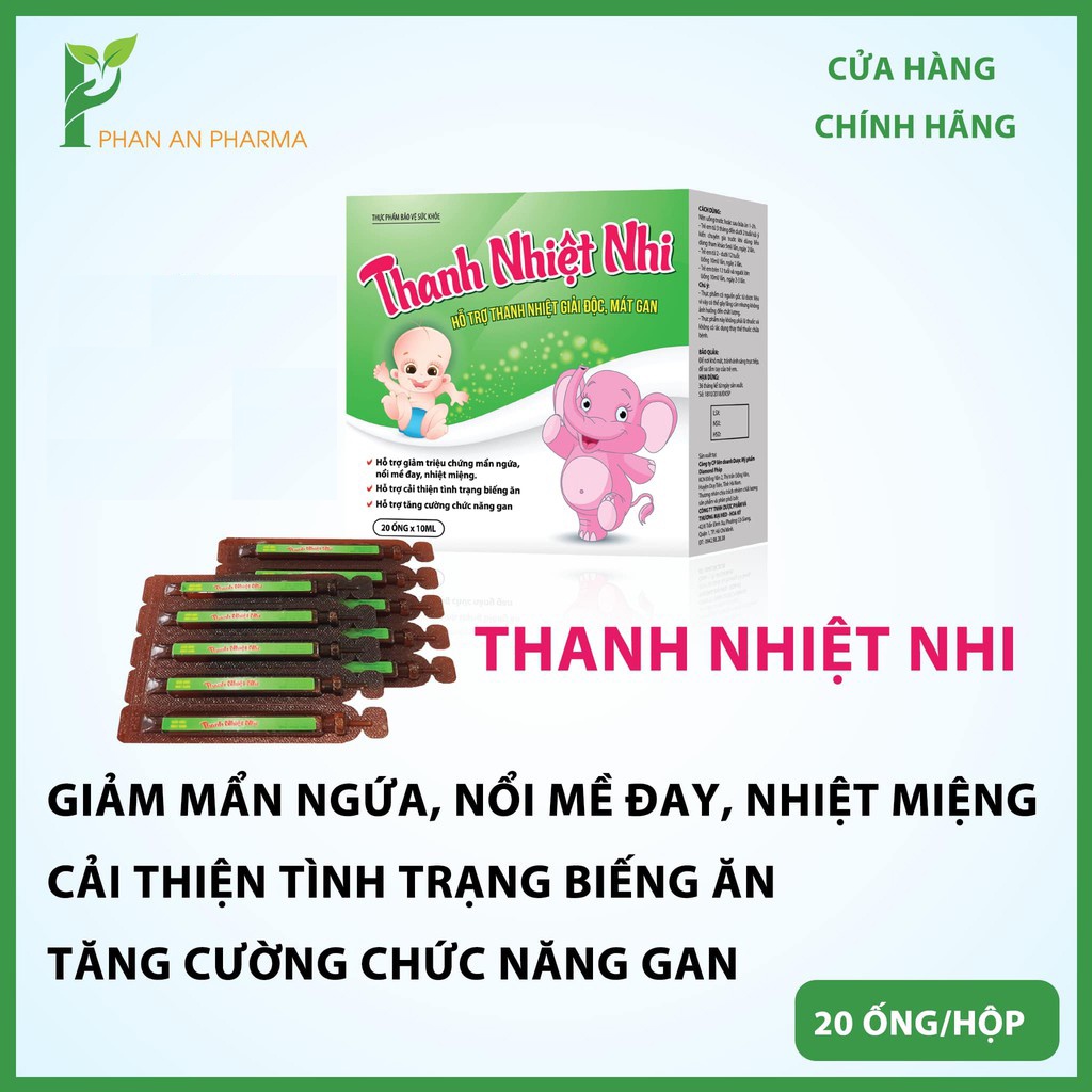 Siro thanh thiệt tiêu độc Thanh Nhiệt Nhi, siro thanh nhiệt giải độc mát gan CN17