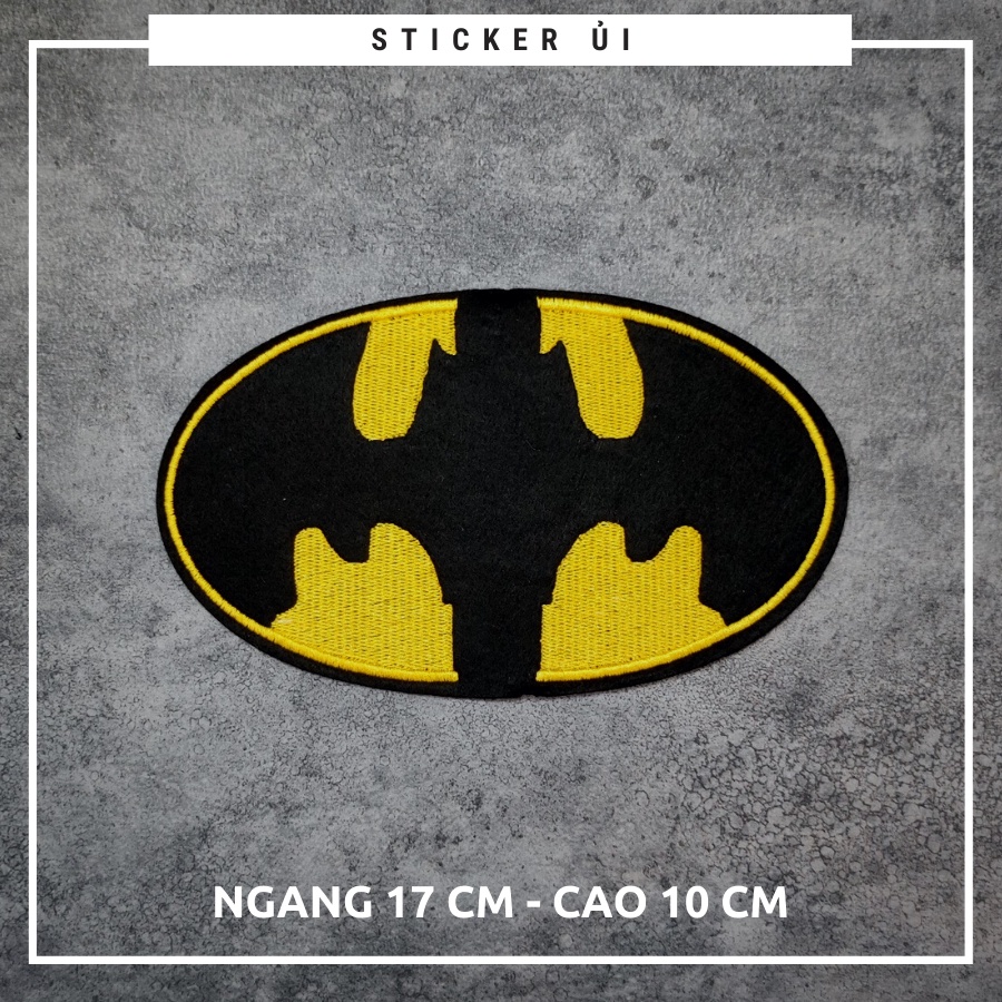 Sticker ủi áo Cao cấp - CÓ SẴN KEO ỦI - dùng làm miếng vá áo, phụ kiện trang trí quần áo, balo, giày, nón