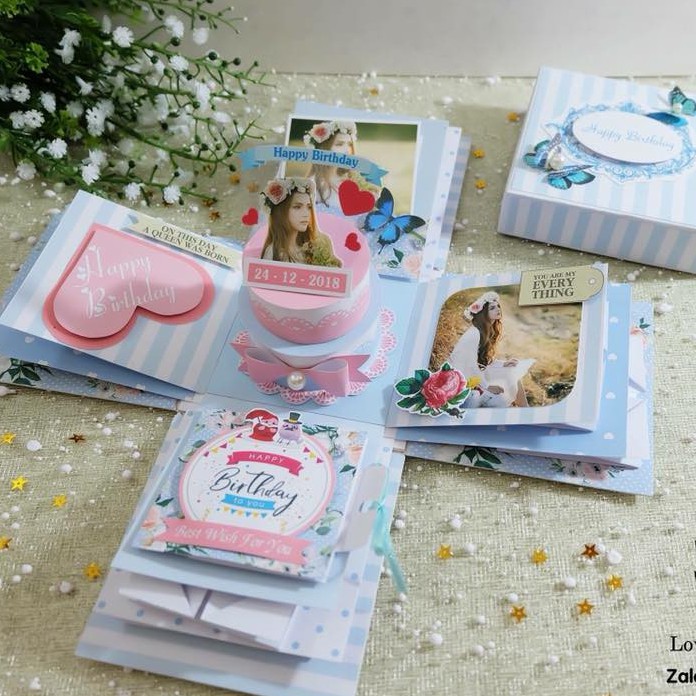 HỘP QUÀ TẶNG LOVE BOX+FREE IN ẢNH+FREE SHIP