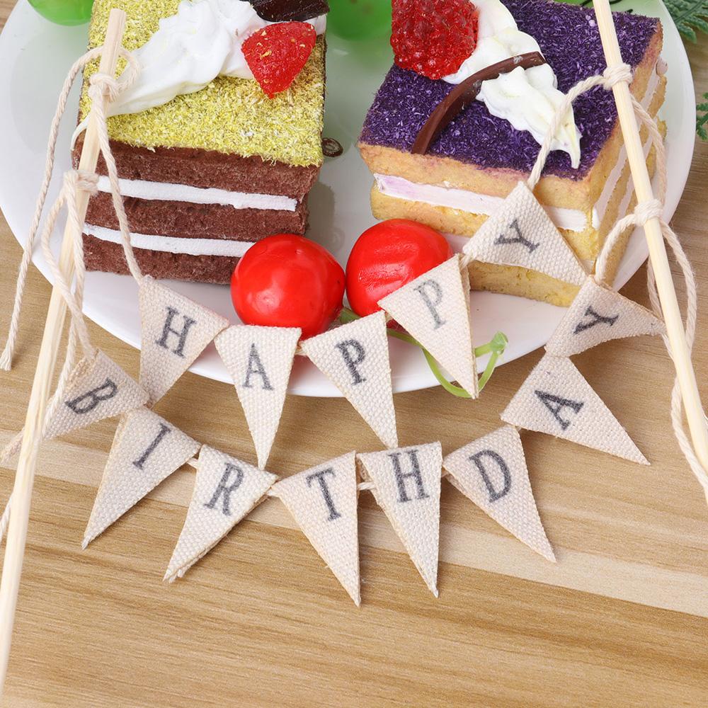 AUGUSTINA Topper Cắm Trang Trí Bánh Kem Hình Cờ Mỹ