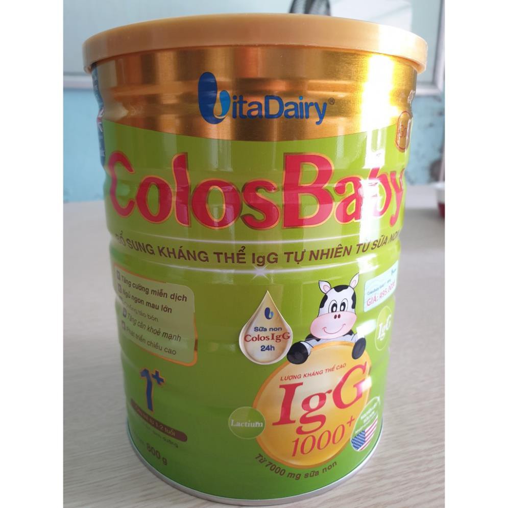 Sữa Non Colosbaby 1000IgG 800g Số 0+ 1+ 2+ Colos for Mum Mẫu Mới Date T3.2023