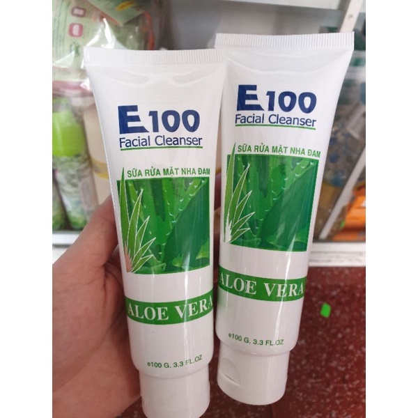 Sữa Rửa Mặt E100 Nha Đam 100g