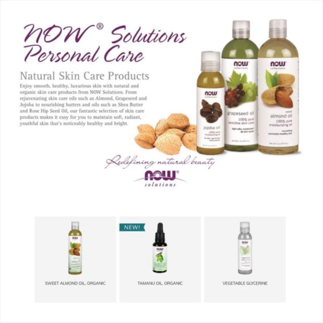 Dầu hạnh nhân Now Almond Oil 118ml | BigBuy360 - bigbuy360.vn