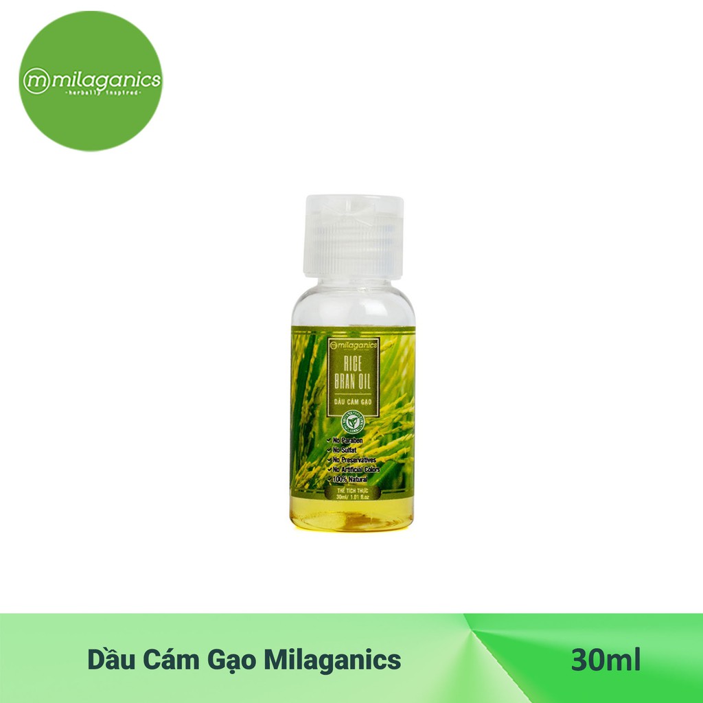 Dầu Cám Gạo Milaganics (30ml)