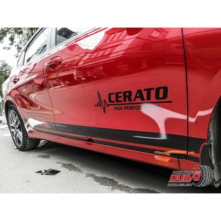 Tem dán sườn xe cerato