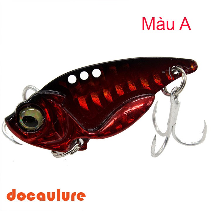 Mồi câu lure, mồi câu cá sắt VIB 45mm 11g lưỡi câu siêu bén