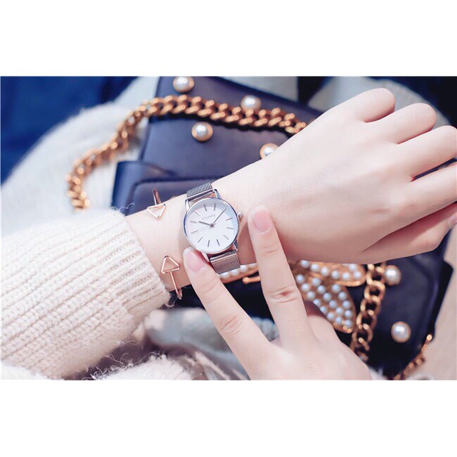 Đồng hồ thời trang nữ Ulzzang dây lưới cực đẹp SC5900