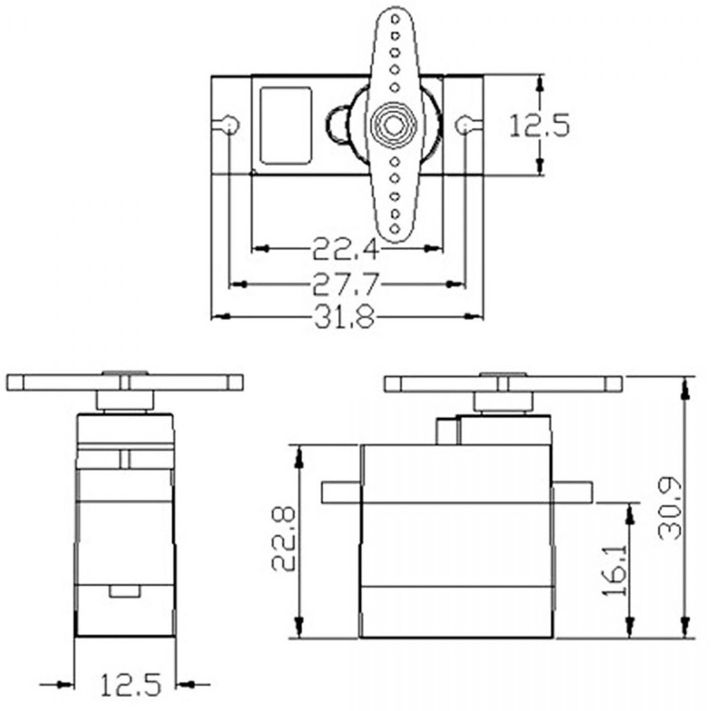 Động cơ servo SG90 Tower Pro