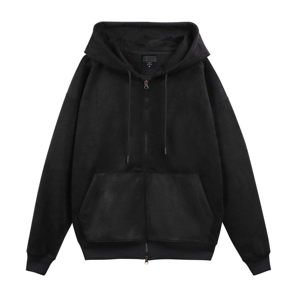 Áo Khoác FF OVERSIZE SUEDE ZIP HOODIE | BigBuy360 - bigbuy360.vn