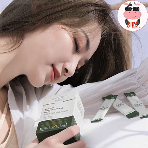 1 gói mặt nạ ngủ thạch Collagen Yanjiayi (hàng nội địa Trung)