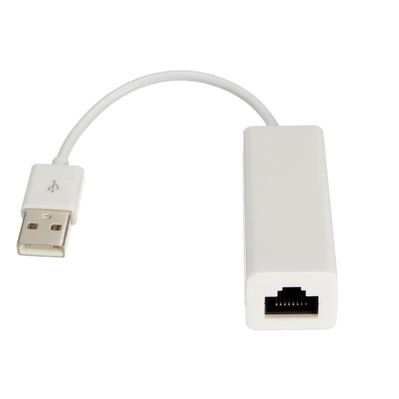 BỘ CHUYỂN ĐỔI USB RA LAN RJ45 (TRẮNG) USB 2.0 TO FAST ETHERNET - BỘ CHUYỂN ĐỔI USB RA LAN RJ45