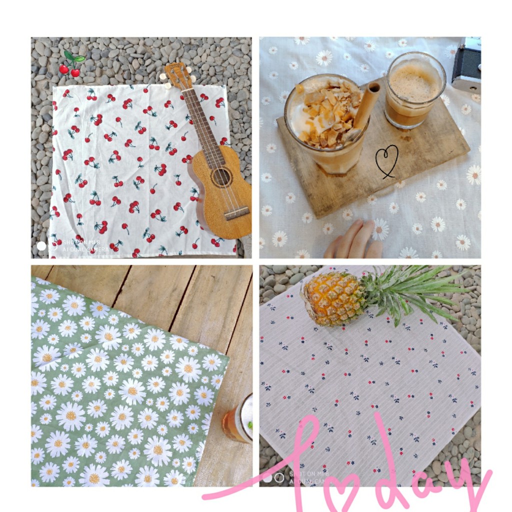 Thảm trải bàn, bãi biển picnic làm phông nền decor siêu đẹp, nâng tầm bức ảnh và không gian