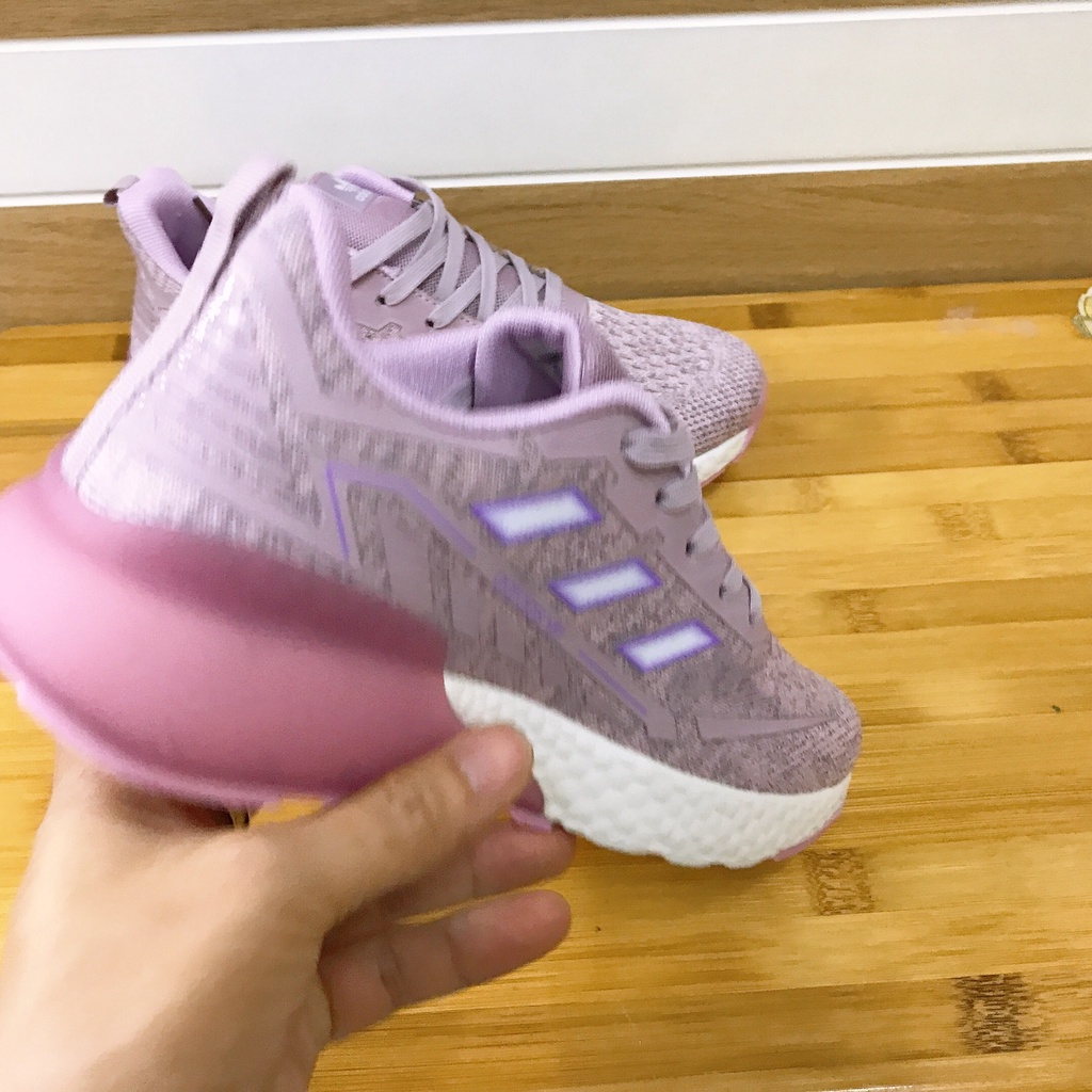 [KÈM HỘP và TẶNG TẤT] Giày thể thao sneaker nữ 𝑨 𝒅𝒊 𝒅𝒂𝒔 A153 Hồng tím, size 36-39. .