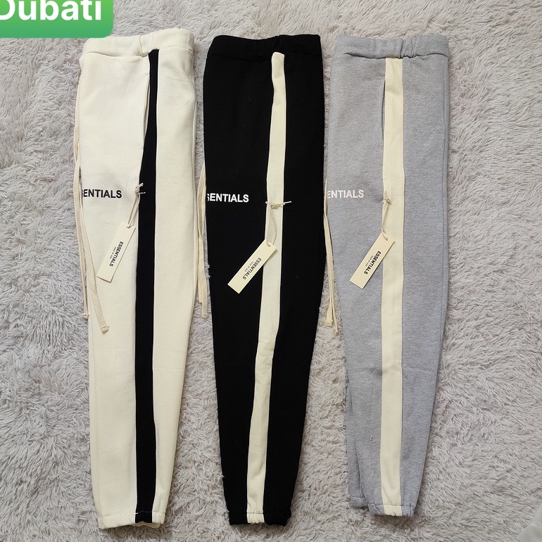 QUẦN JOGGER ESSENTIALS ỐNG RỘNG NAM NỮ CÓ BO 3 MÀU PHONG CÁCH HÀN QUỐC SÀNH ĐIỆU- DUBATI FASHION