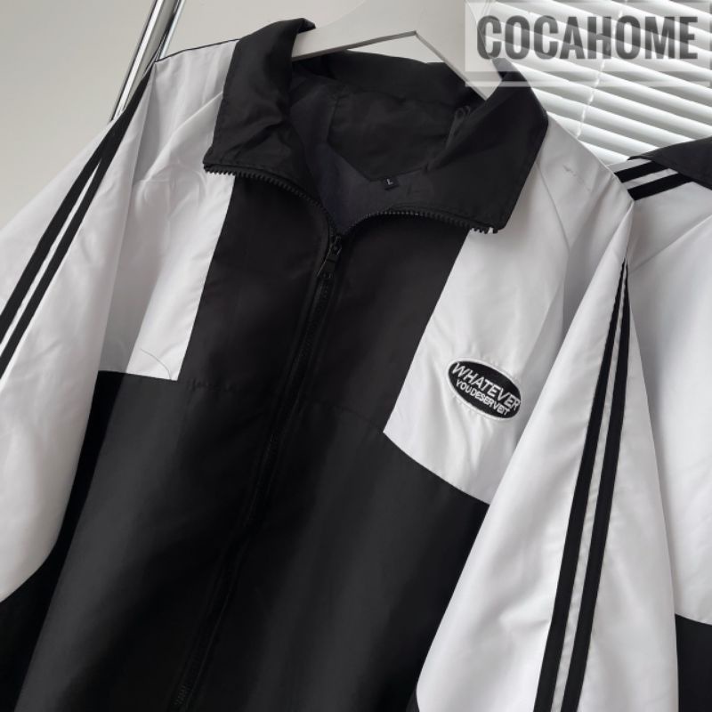 ÁO KHOÁC DÙ WHATEVER ẢNH THẬT UNISEX