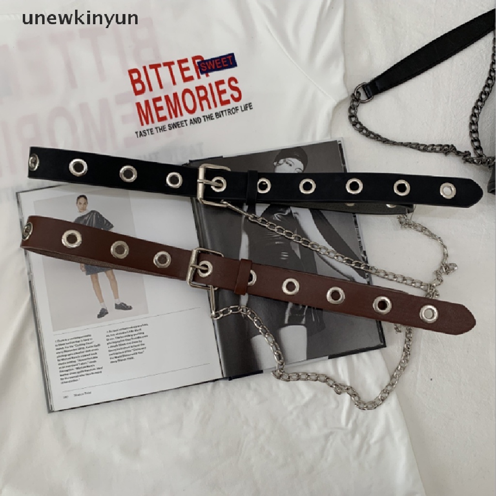 Mới Thắt Lưng Dây Xích Có Thể Điều Chỉnh Phong Cách Punk Đơn Giản Cho Nữ