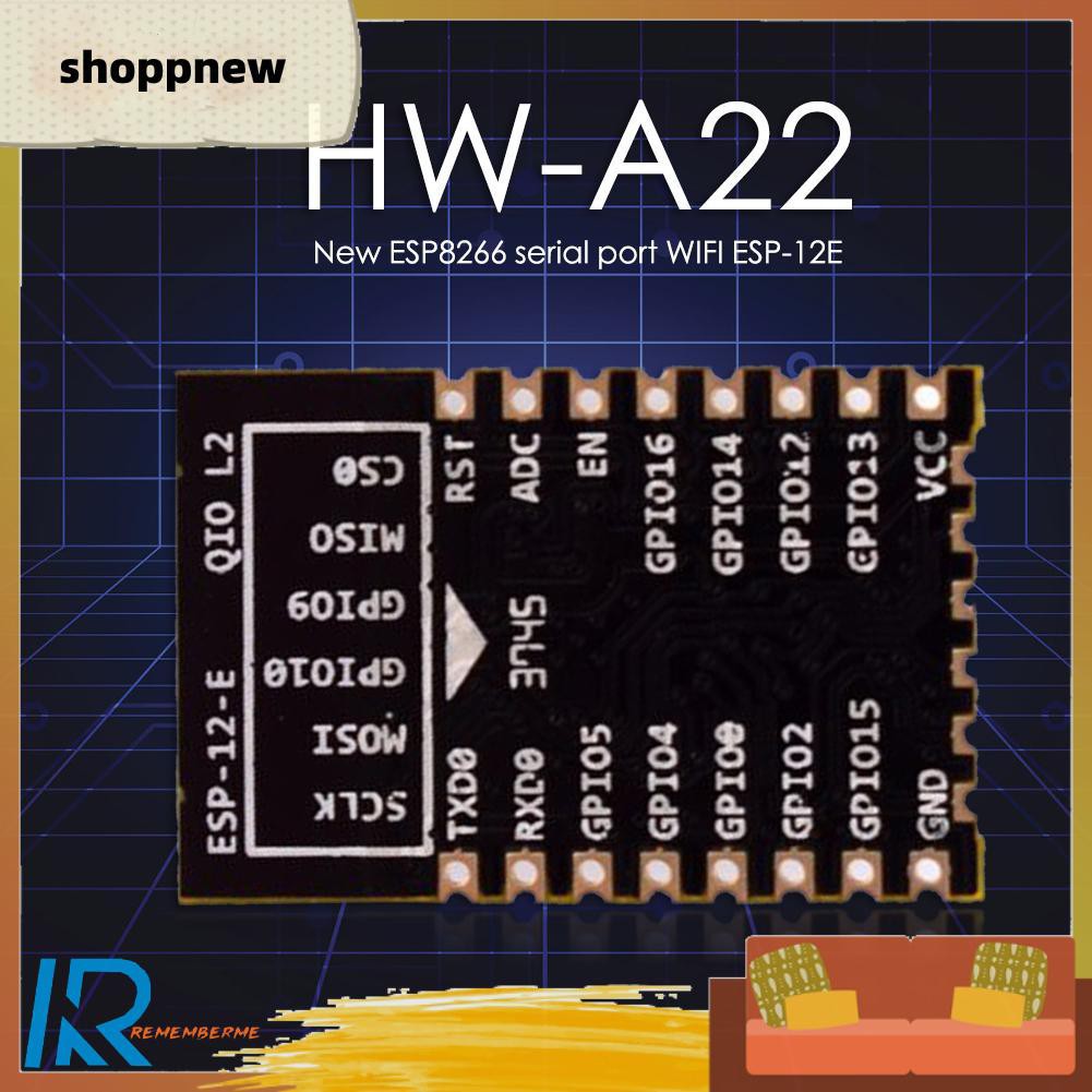 Mô Đun Wifi Không Dây Esp8266 Esp-12E Cổng 3-3.6v