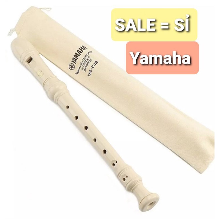 SỈ - SÁO RECORDER SOPRANO YAMAHA YRS-24B- FREESHIP