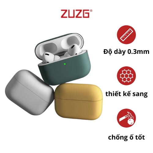 Case airpod bảo vệ tai nghe airpod 1/2/rpo chính hãng ZUZG O1