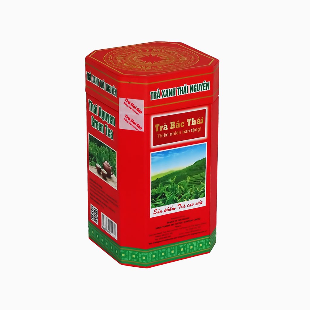 Trà Xanh Thái Nguyên 100g (hộp bát giác)