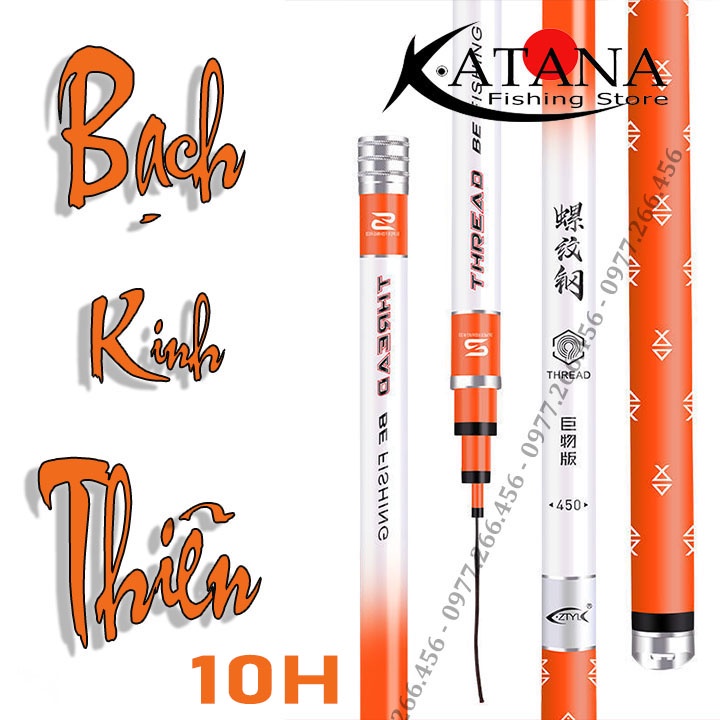 Cần Câu Tay Bạch Kinh Thiên 10H - 3m6 4m5 5m4 6m3 7m2 8m1
