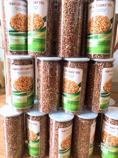 Gạo lứt cháy tỏi ĂN CHAY ĐƯỢC- hũ 300gr ĂN LÀ GHIỀN